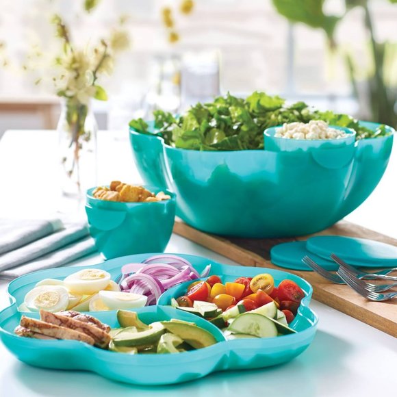 Tupperware Chip 'N Dip Set - Picture 1 of 3